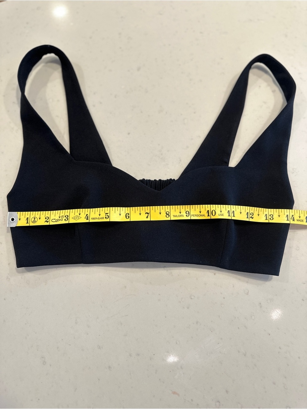 NWOT Zara Structured Bralette Crop Top Black XS Viral Trendy Bloggers Favorite - Picture 5 of 5